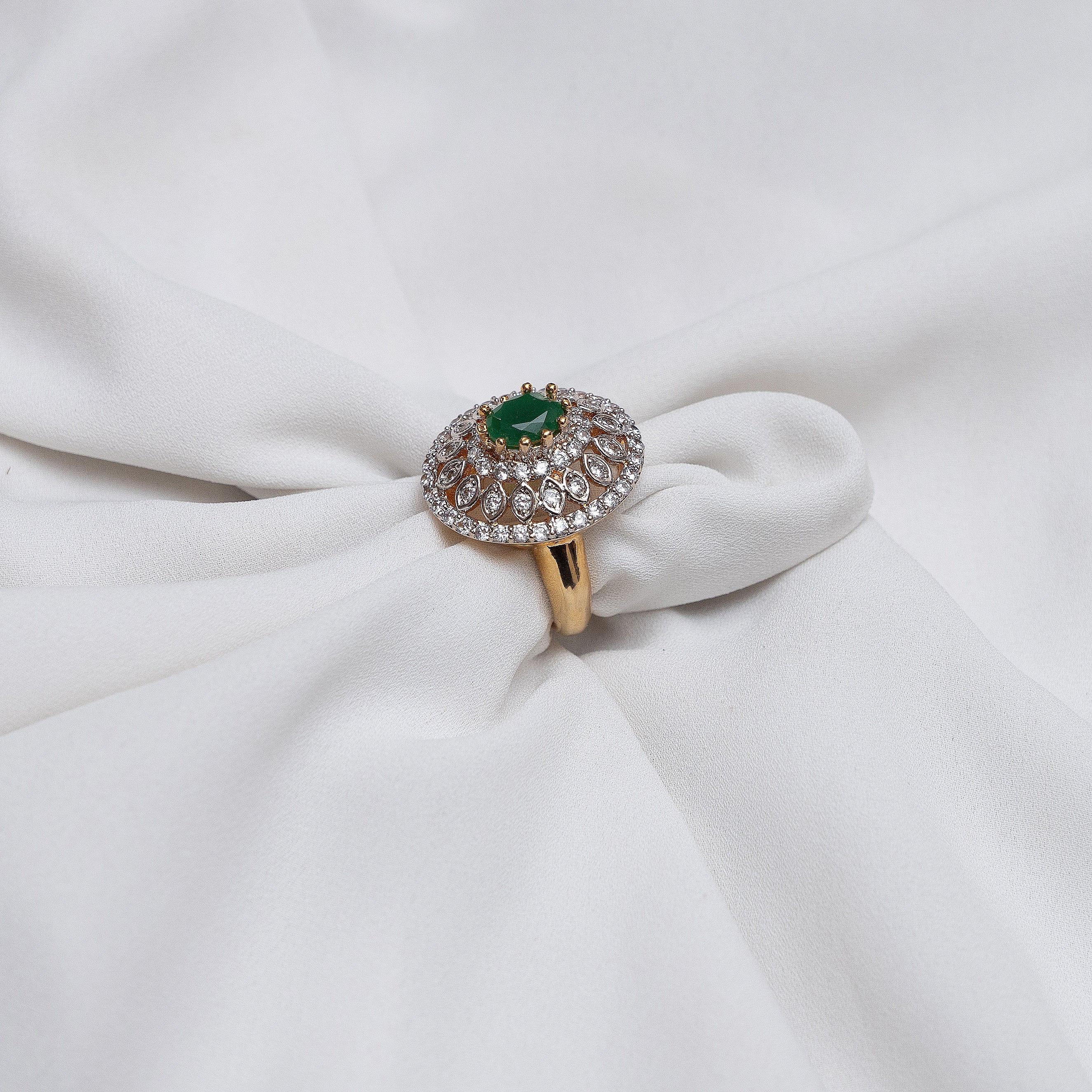 Petal Zircon Ring