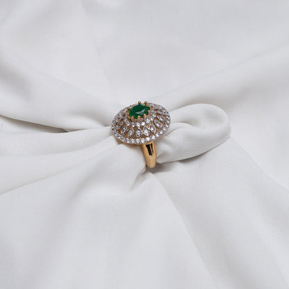 Petal Zircon Ring