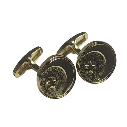 Chaand Sitara Cufflinks - Gold