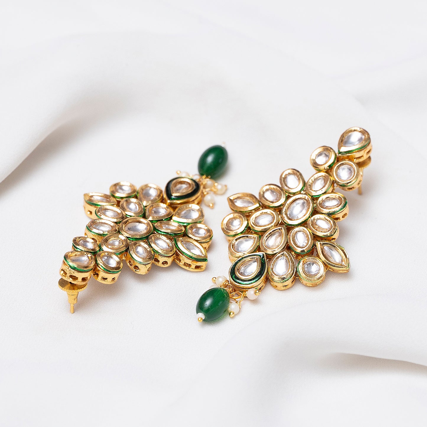 Jhilmil Kundan Earrings