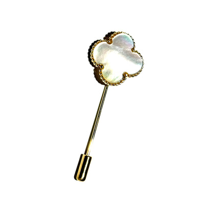 Motif Pearl Lapel Pin