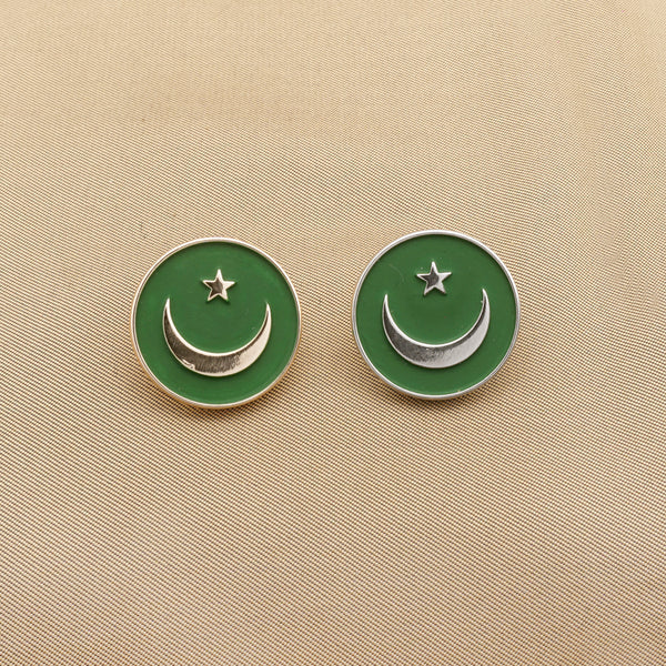 Pak Green Enamel Pin
