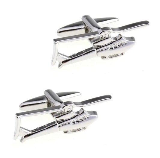 Cobra Helicopter Cufflinks