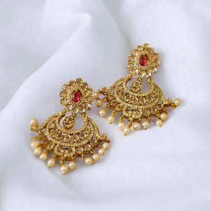 Radiant Aura Polki - Ruby