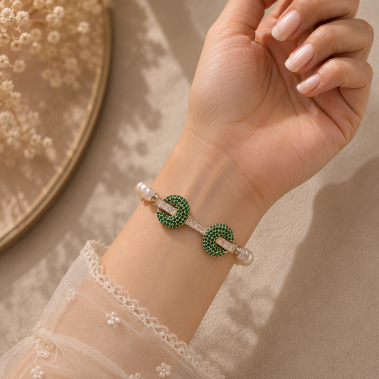 Emerald Chakra Bracelet