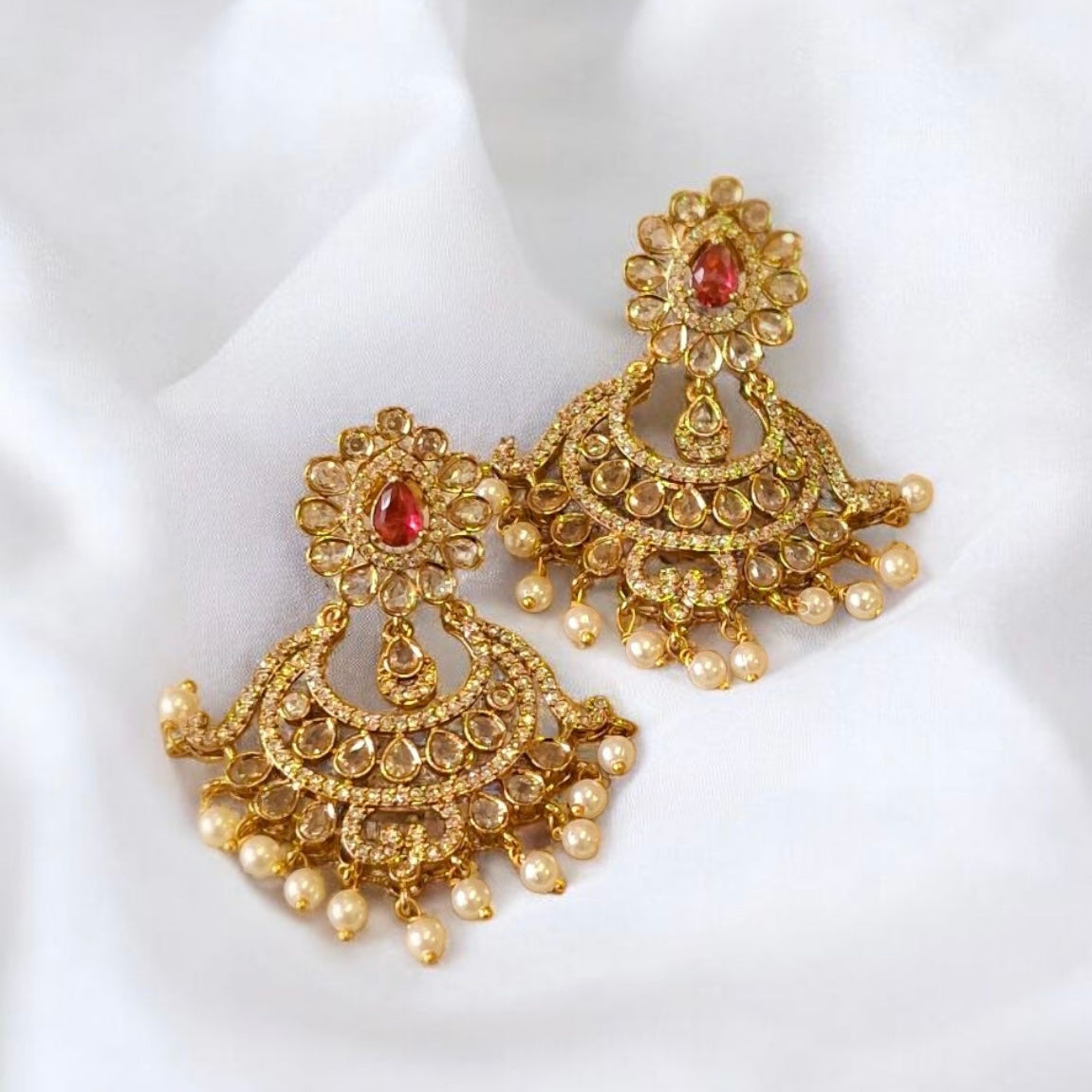 Radiant Aura Polki - Ruby