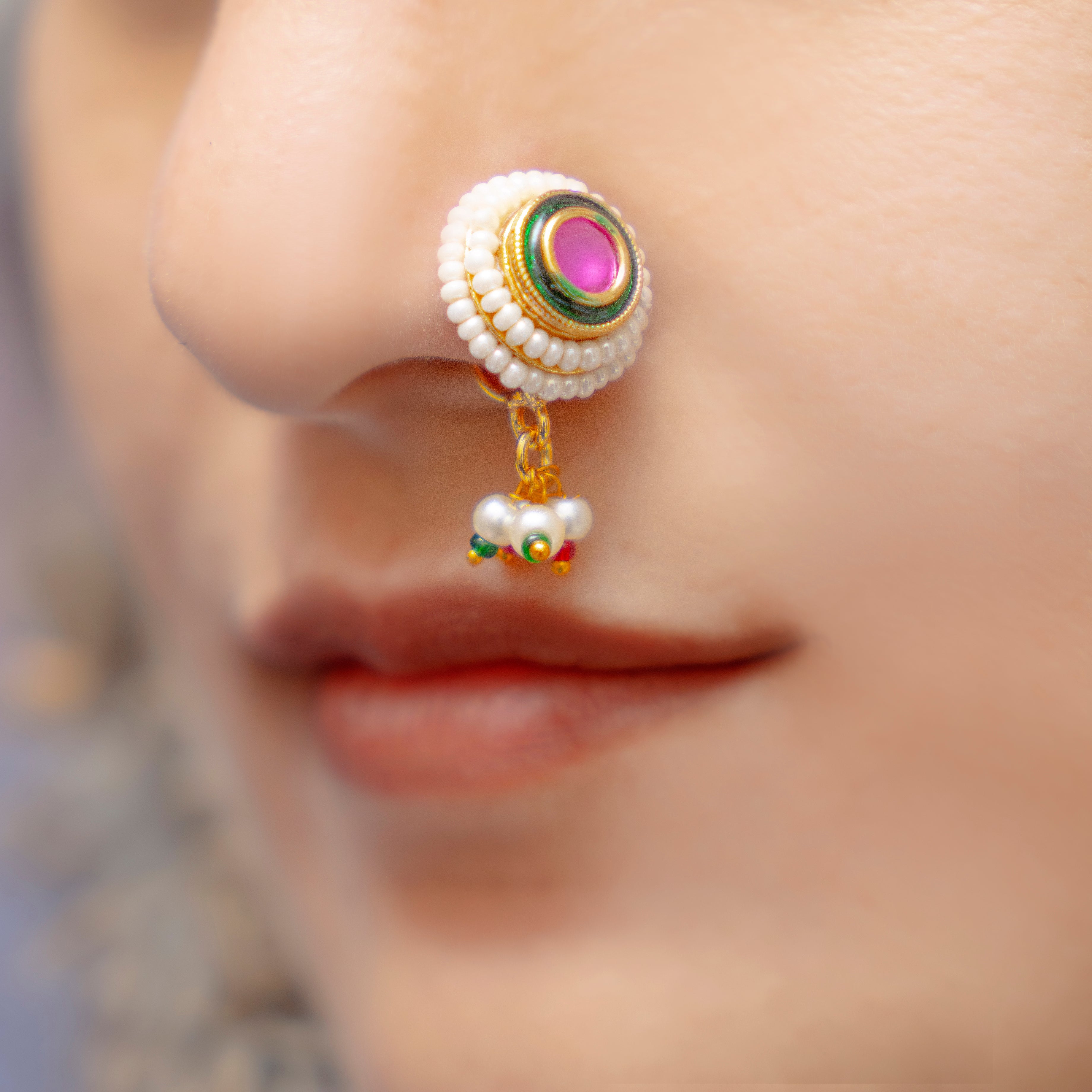 Ruby Motif Nose clip