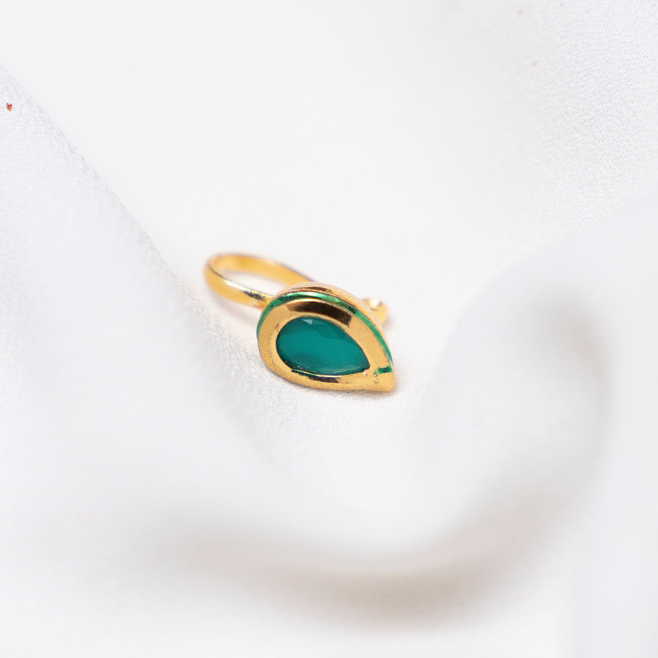 Mughal Motif Nose Clip - Teardrop