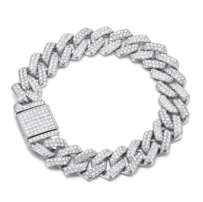 Iced Silver Bracelet