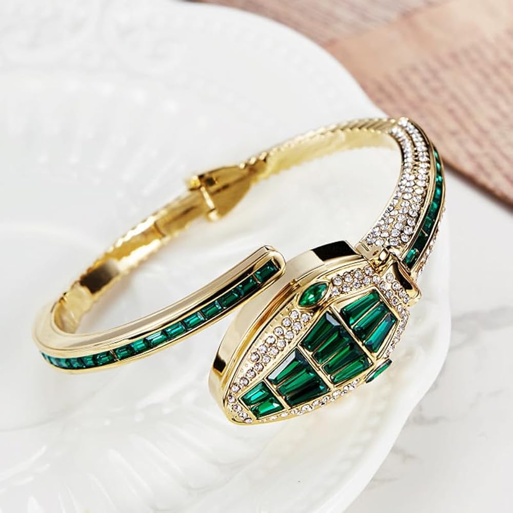 Serpentine Watch Band - Emerald