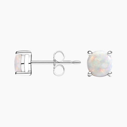 Fire Opal stud Earrings