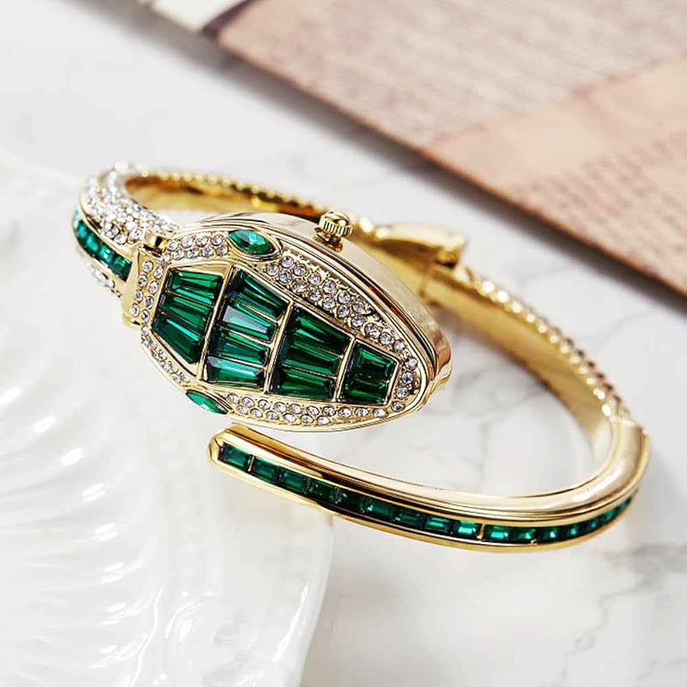 Serpentine Watch Band - Emerald
