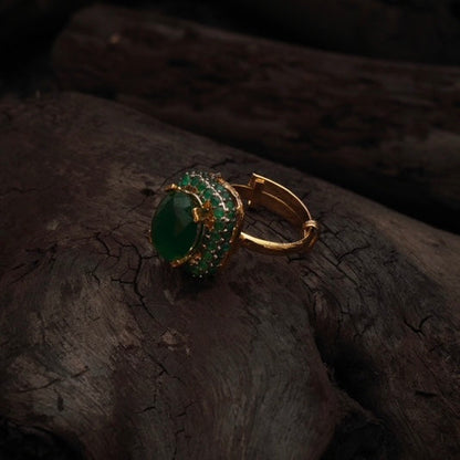 Radiant Emerald Ring