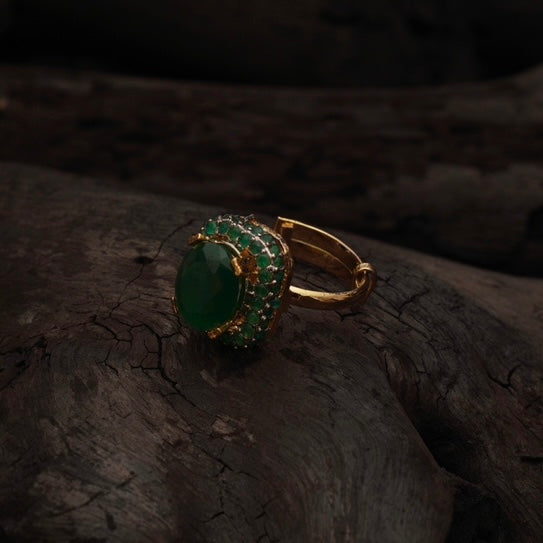 Radiant Emerald Ring