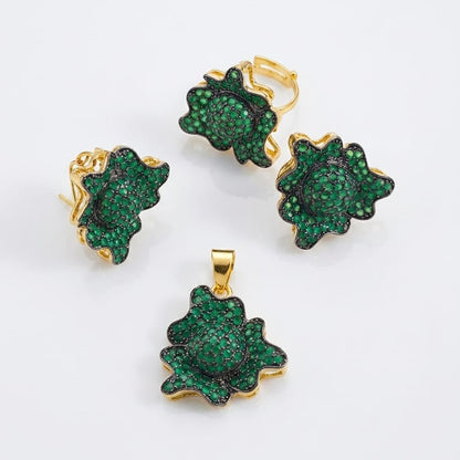 Emerald Petal Drift