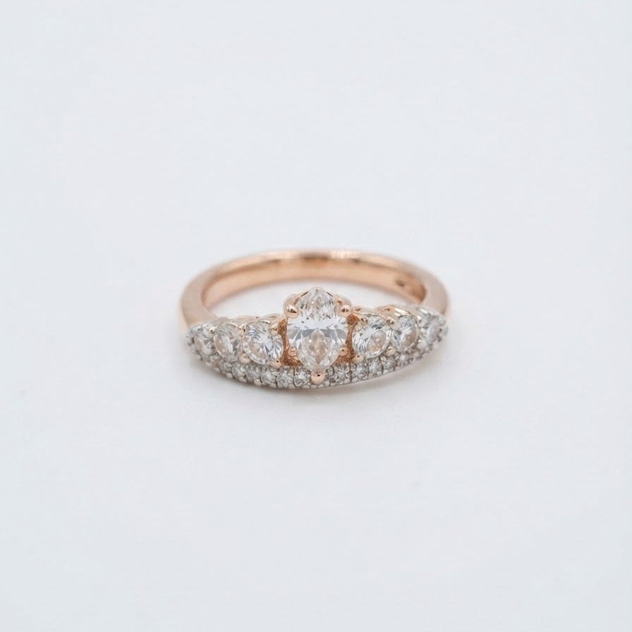 Rosette Tiara Ring