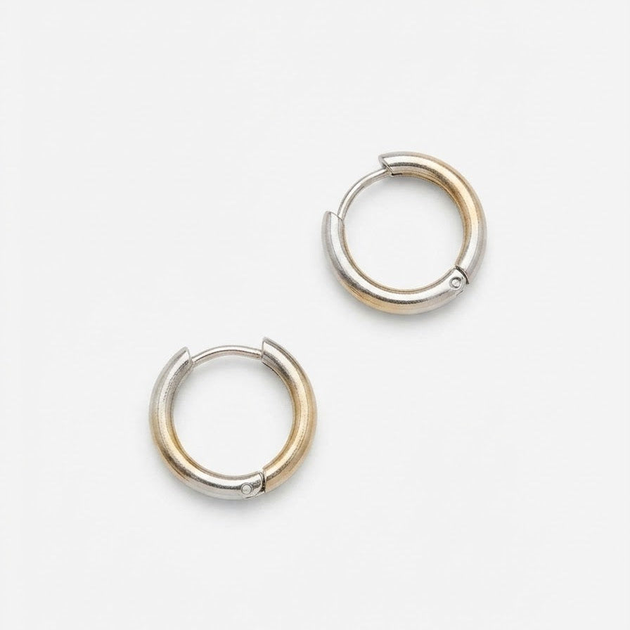Dual Toned Hoops