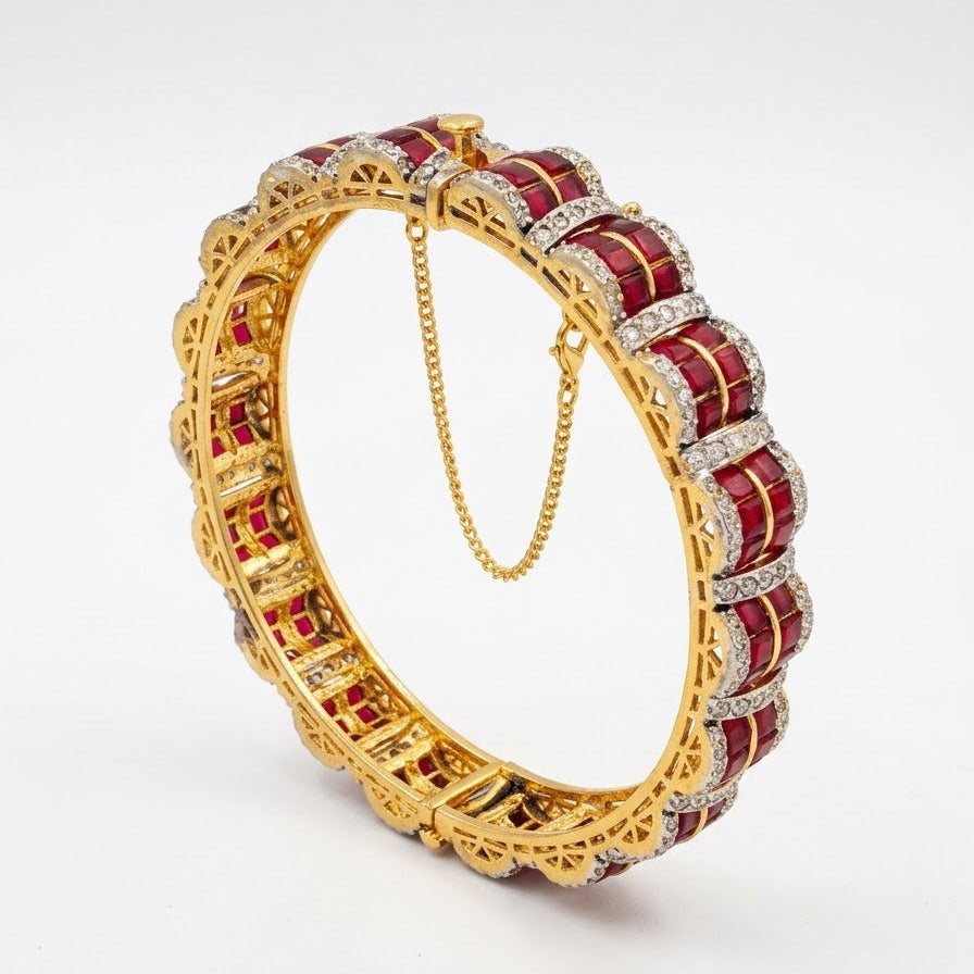Ruby Arc Bangle