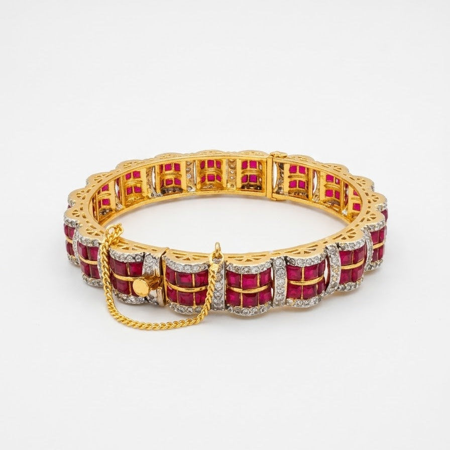 Ruby Arc Bangle