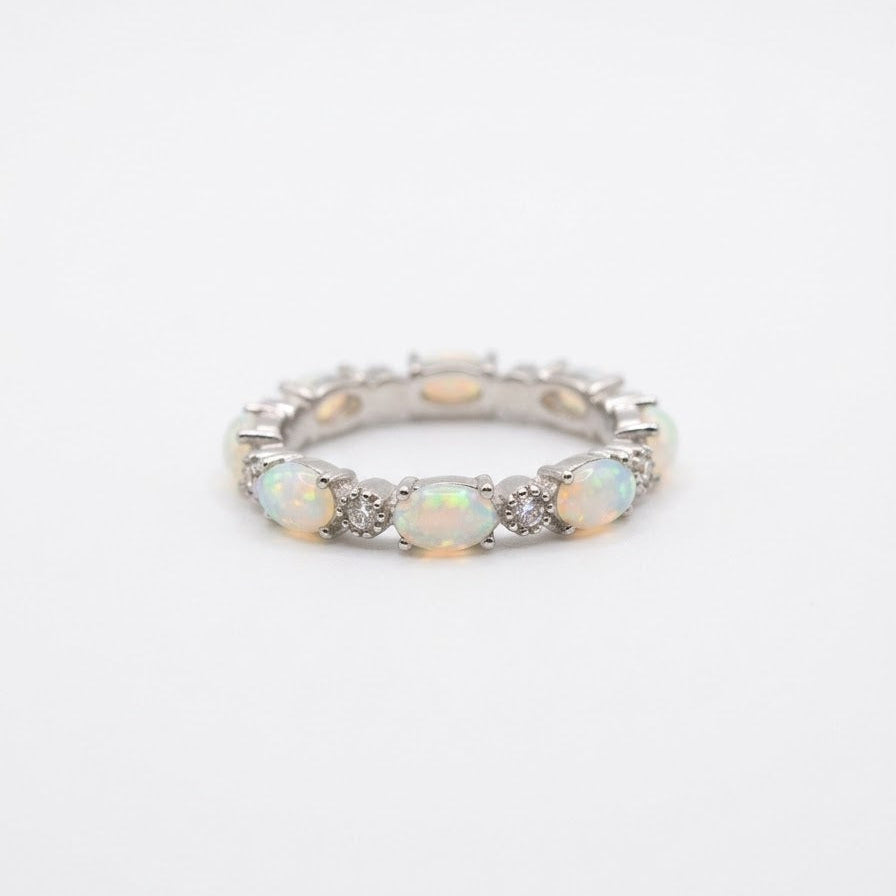 Opal Eternity Ring