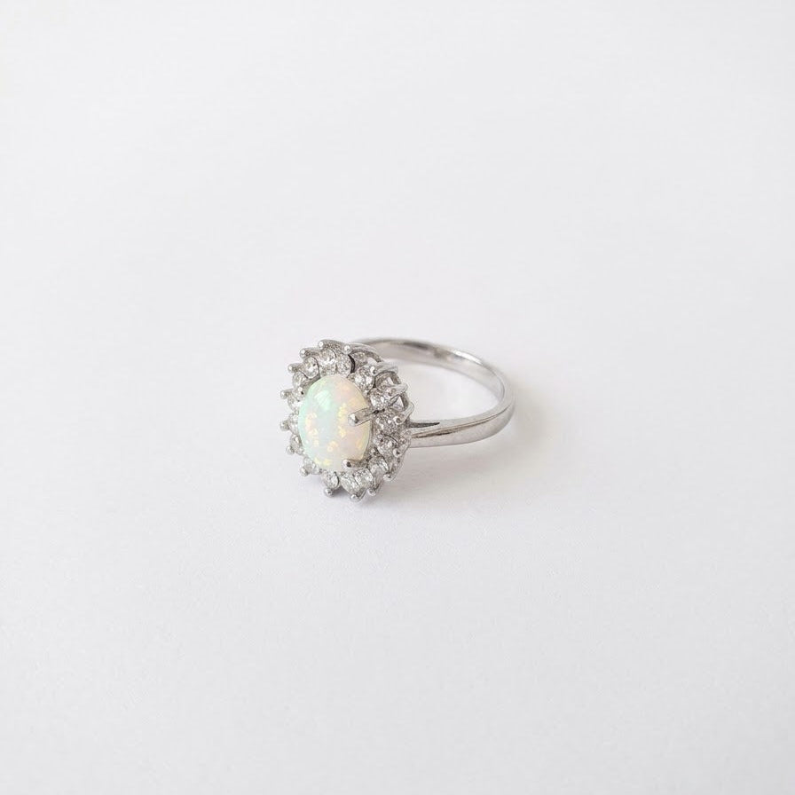 Sunburn Opal Ring