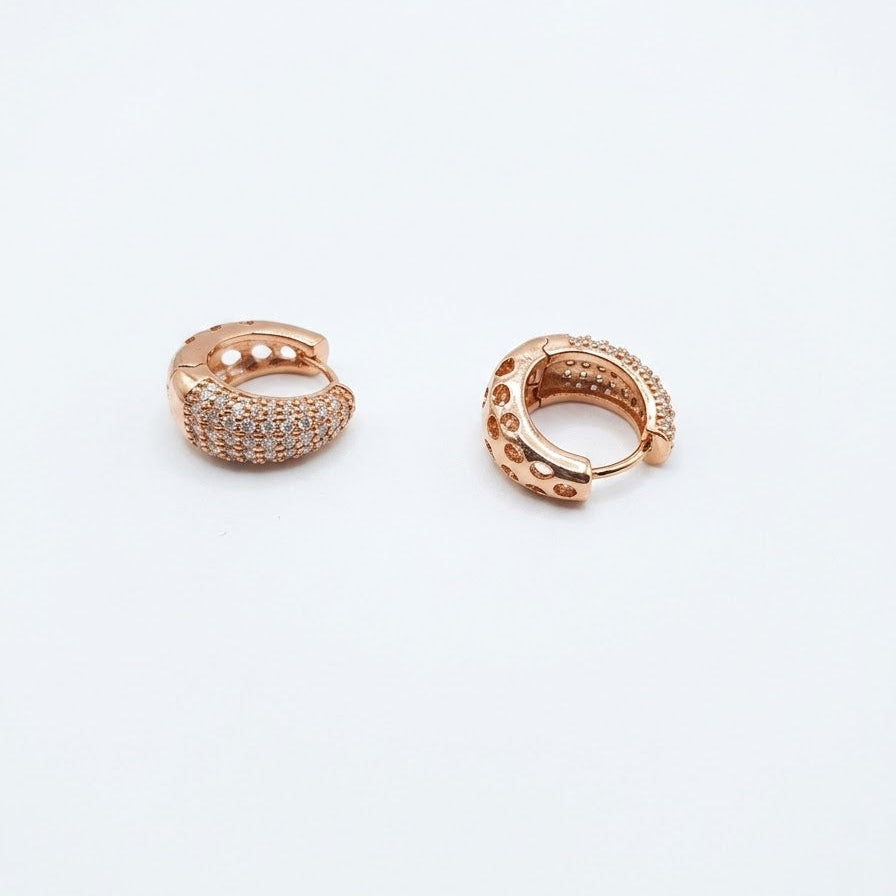 Rose Gold Hoops