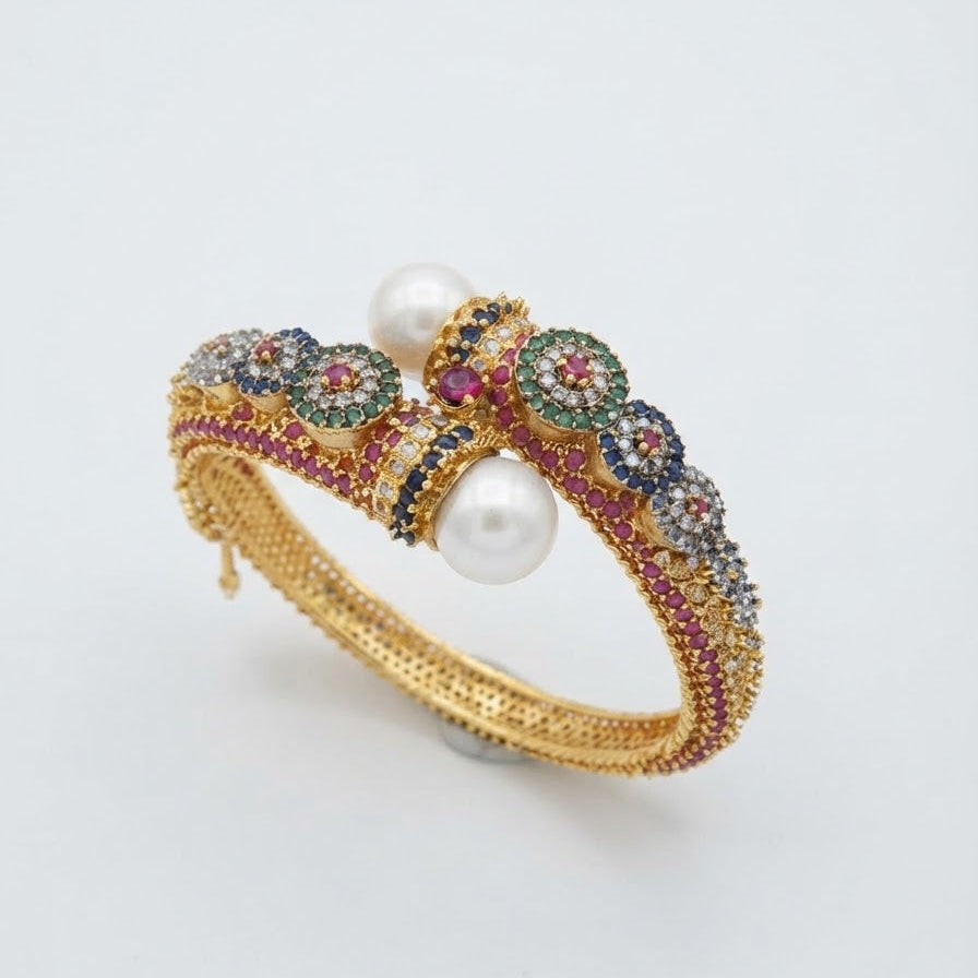 Multi Gem Cuff