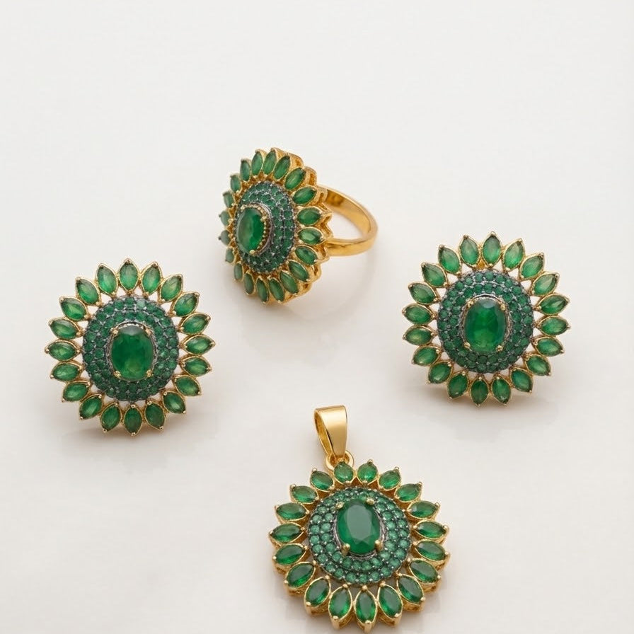 Emerald Rosette